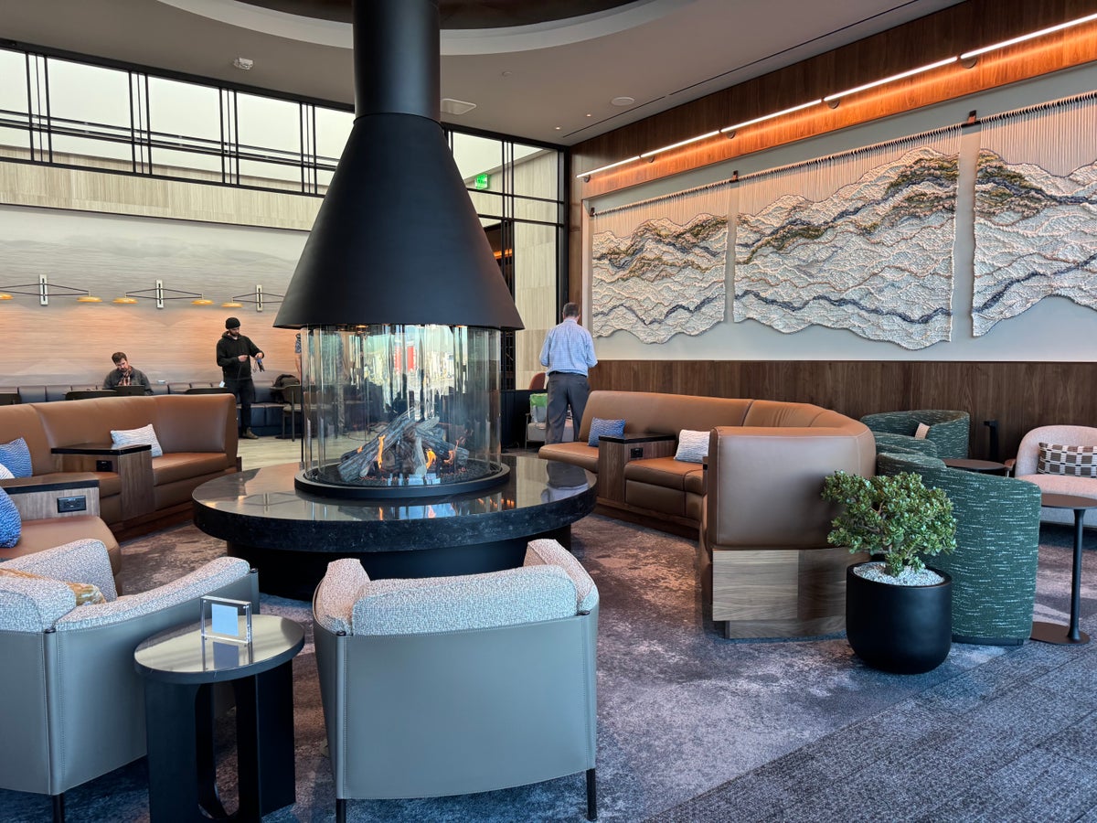 Amex Centurion Lounge SLC Main Seating Area Amex Centurion Lounge SLC Main Seating Area