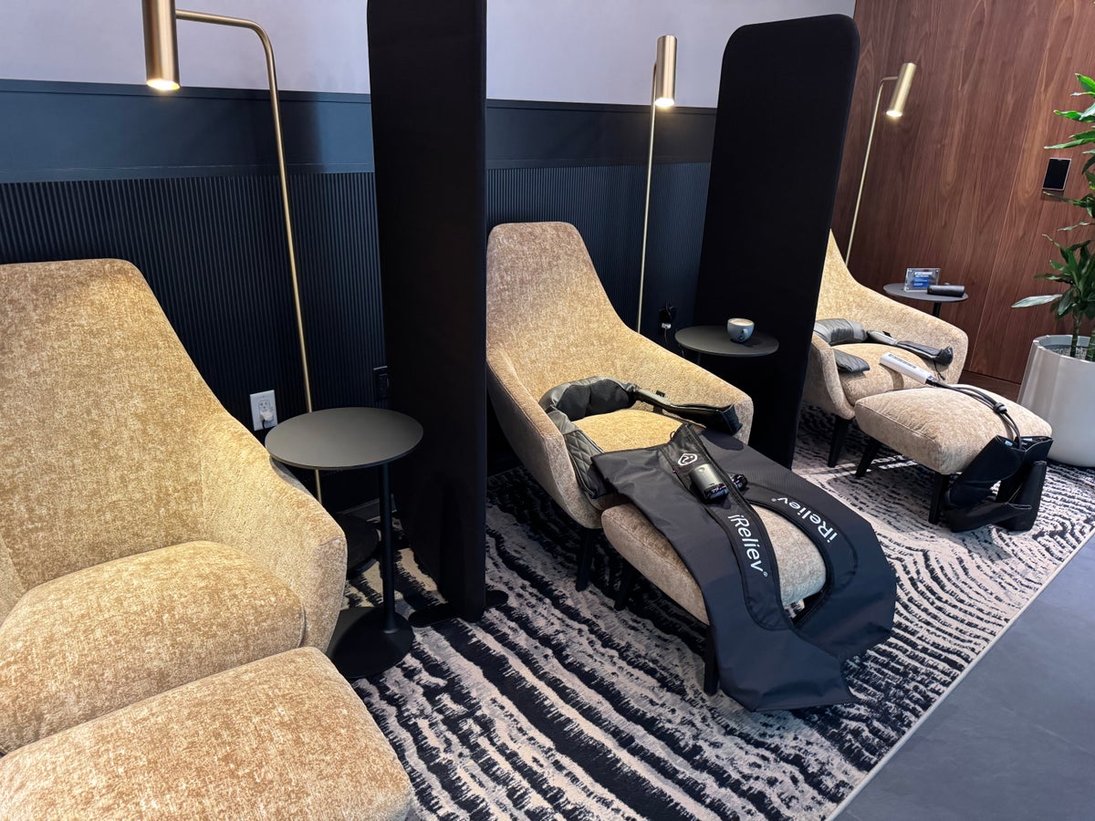 Amex Centurion Lounge SLC Recovery Chairs Amex Centurion Lounge SLC Recovery Chairs