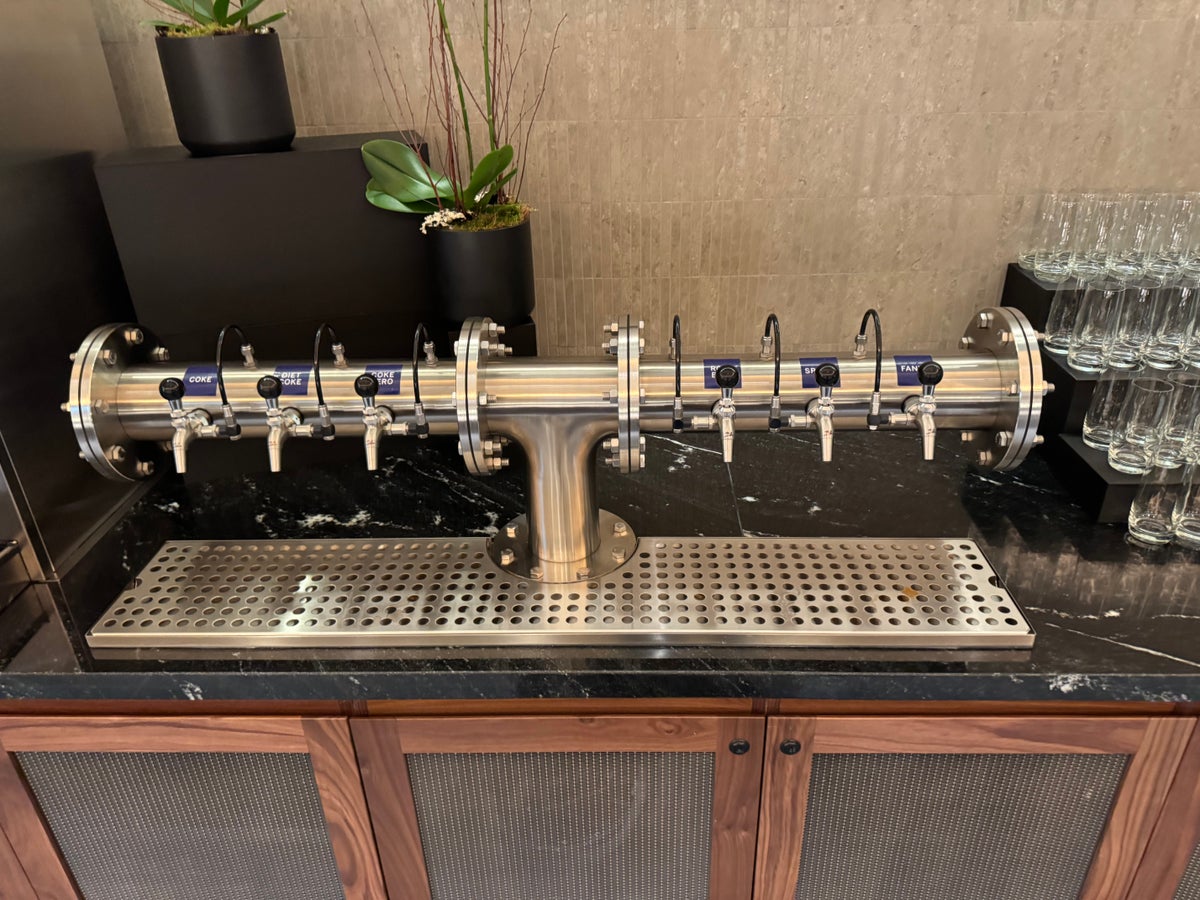 Amex Centurion Lounge SLC Soda Amex Centurion Lounge SLC Soda