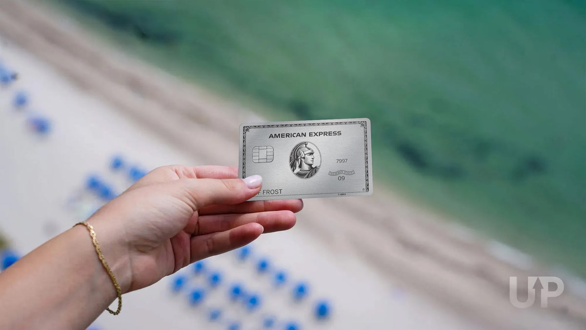 Amex Platinum Card beach umbrellas Upgraded Points LLC