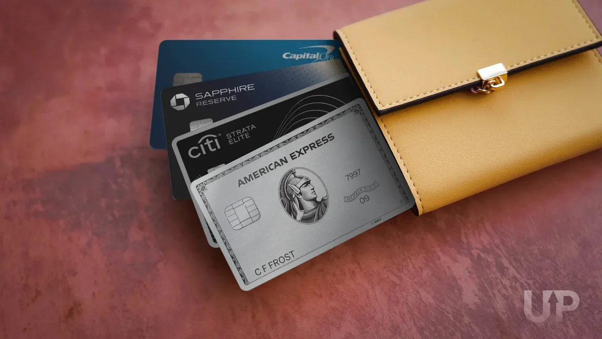 Amex Platinum Citi Strata Elite Chase Sapphire Reserve Capital One Venture X Yellow Wallet Upgraded Points LLC