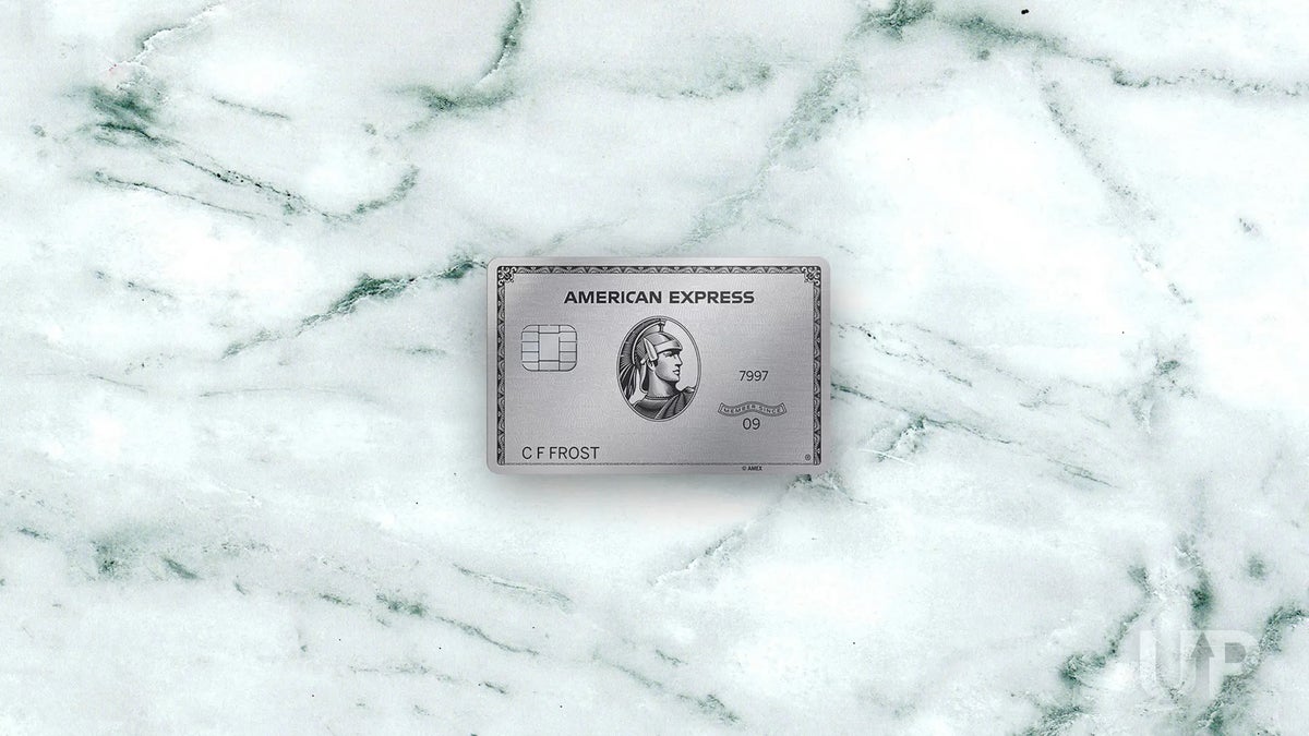 Amex Platinum Marble Background Upgraded Points LLC