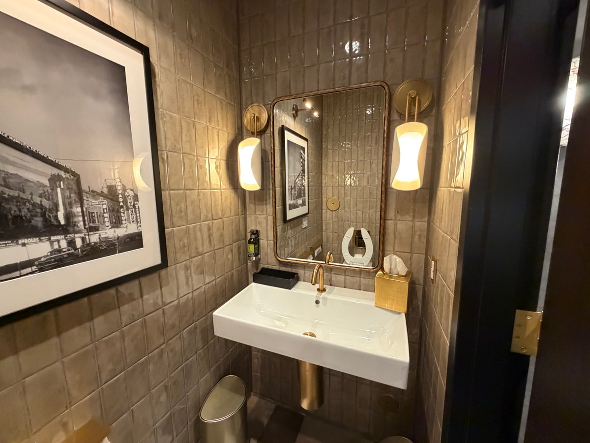 Amex Sidecar Lounge LAS Bathroom Sink