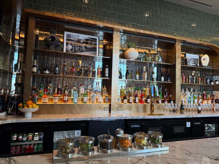Amex Sidecar Lounge LAS LIquor Selection