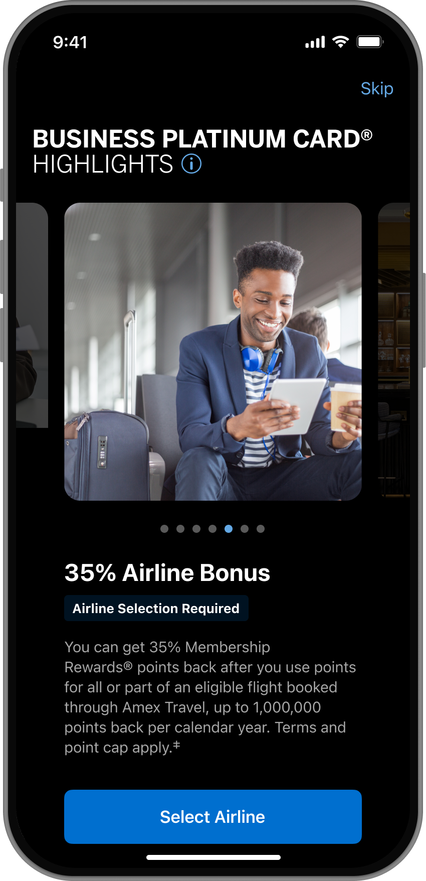 Amex new mobile app 35 bonus