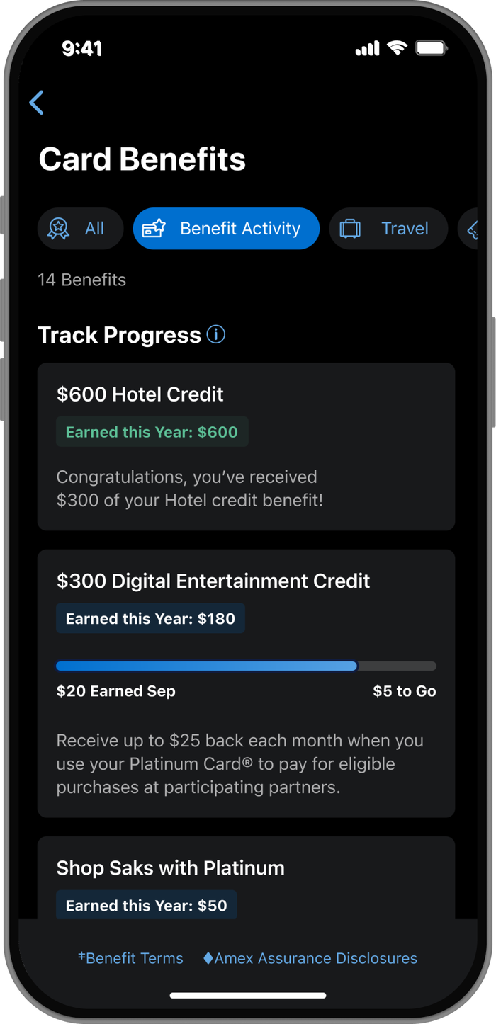 Amex new mobile app benefit tracker Amex new mobile app benefit tracker