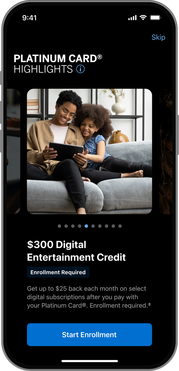 Amex new mobile app enroll page Amex new mobile app enroll page