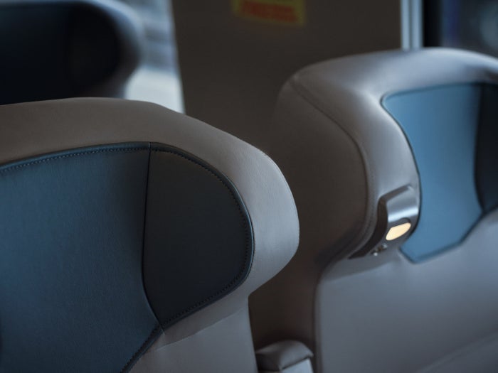 Amtrak NextGen Acela headrests Amtrak NextGen Acela headrests