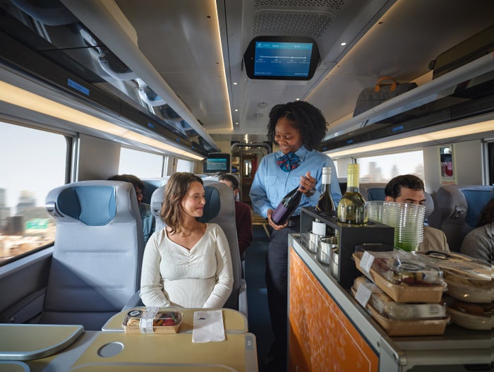 Amtrak NextGen Acela service cart Amtrak NextGen Acela service cart
