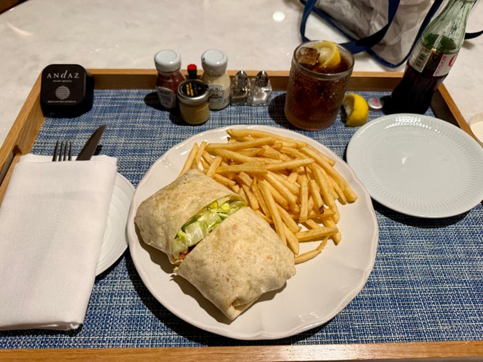 Andaz Miami Beach Resort Chicken Shawarma Andaz Miami Beach Resort Chicken Shawarma