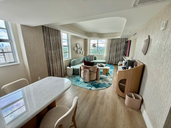 Andaz Miami Beach Resort Skyline View Suite Living Room Overview Andaz Miami Beach Resort Skyline View Suite Living Room Overview