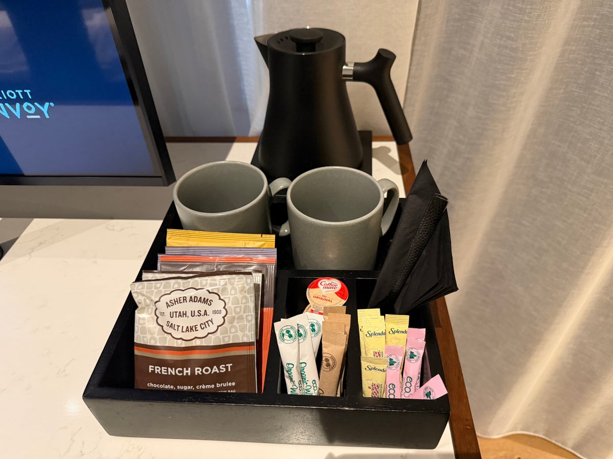 Asher Adams Hotel Complimentary Tea Coffee