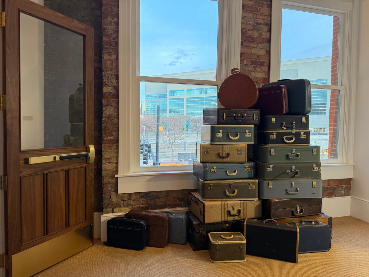 Asher Adams Hotel No 119 Bar Entrance Suitcases