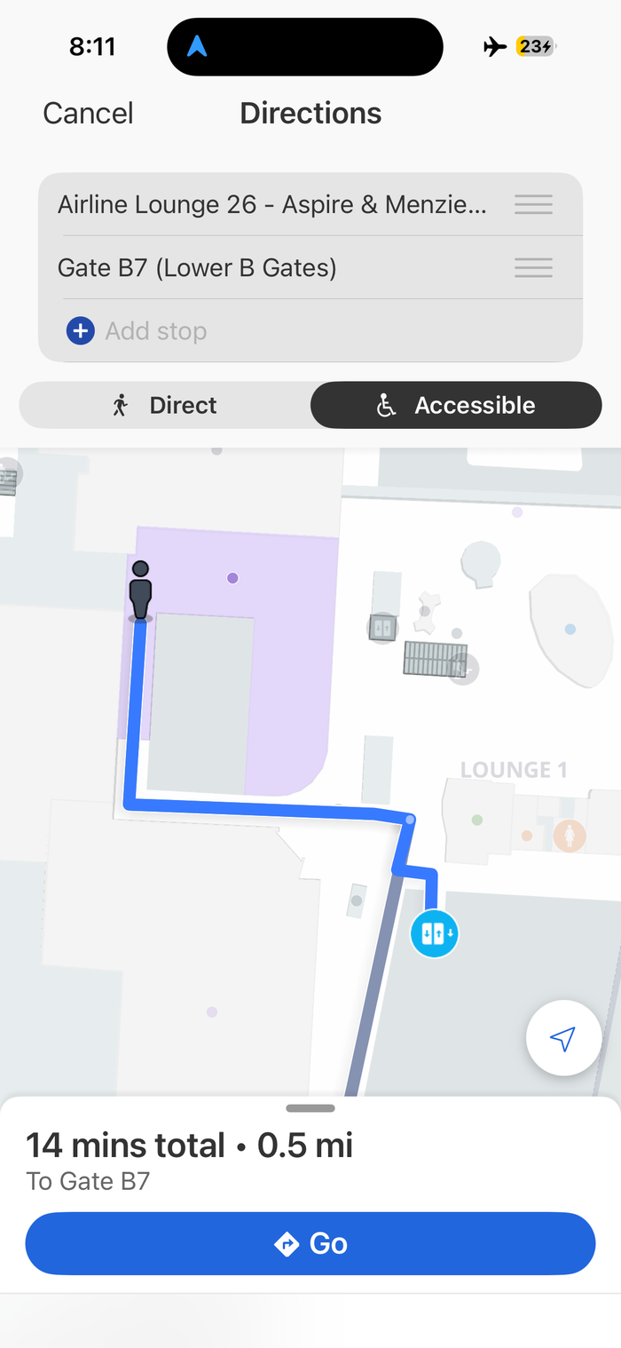 Aspire Lounge 26 AMS KLM app navigation Aspire Lounge 26 AMS KLM app navigation