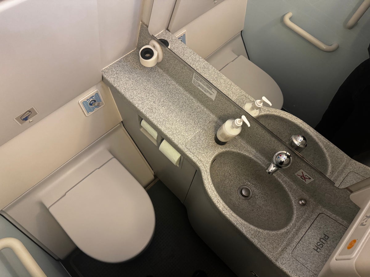 Azores Airlines A321 lavatory