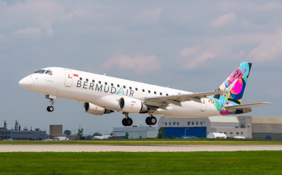 BermudAir plane taking off