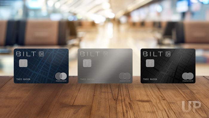 Bilt Blue Palladium Obsidian Card airport Upgraded Points LLC