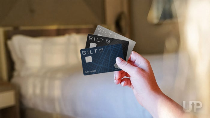 Bilt Blue Palladium Obsidian Card hotel room Upgraded Points LLC