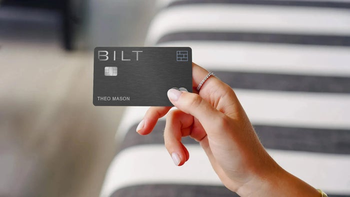 Bilt Card Black White Chair Upgraded Points LLC