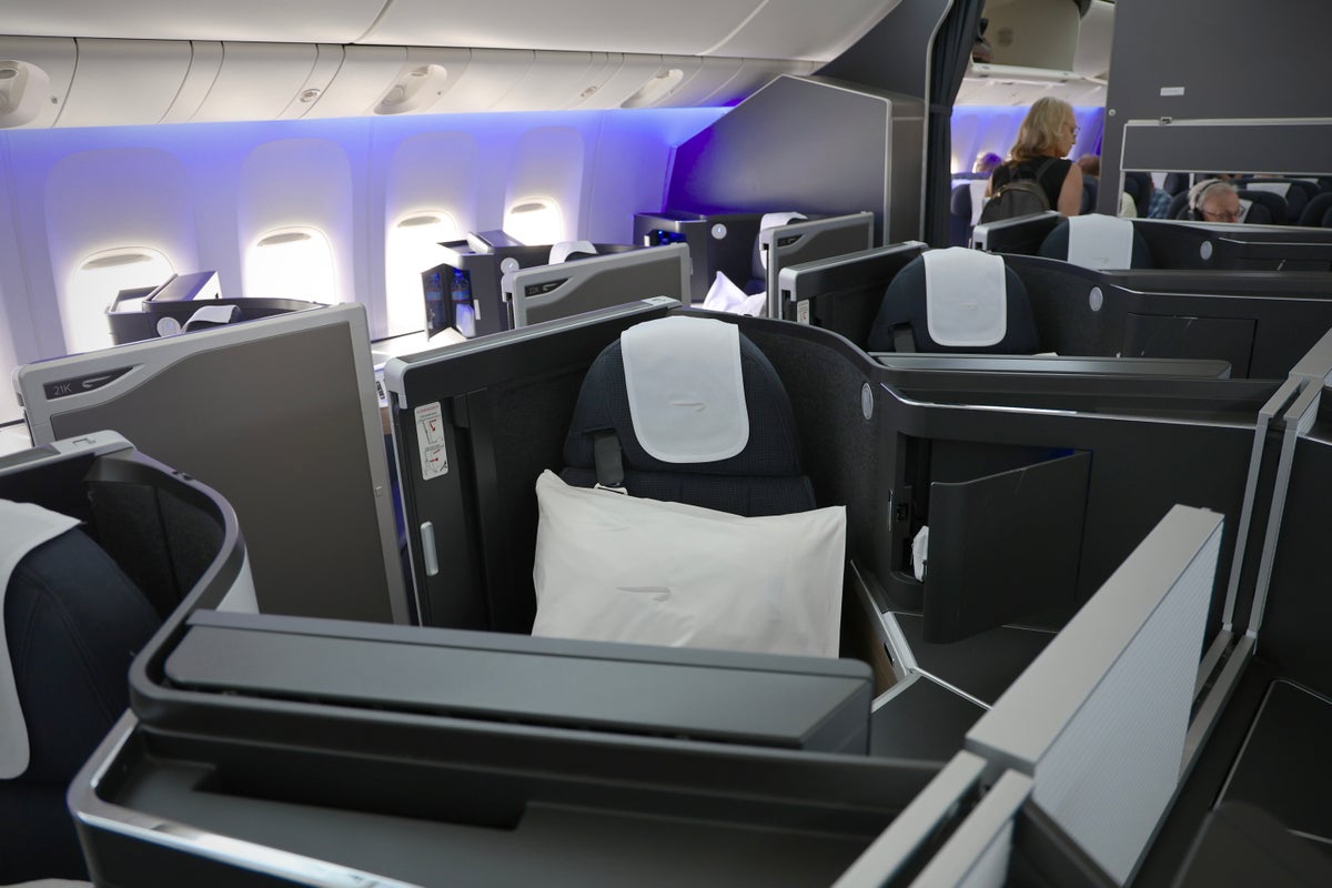 British Airways Club Suite Cabin Toward Back Upgraded Points LLC 3