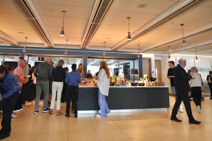 ORD British Airways First Lounge British Airways Lounge Heathrow Buffet Upgraded Points LLC 3