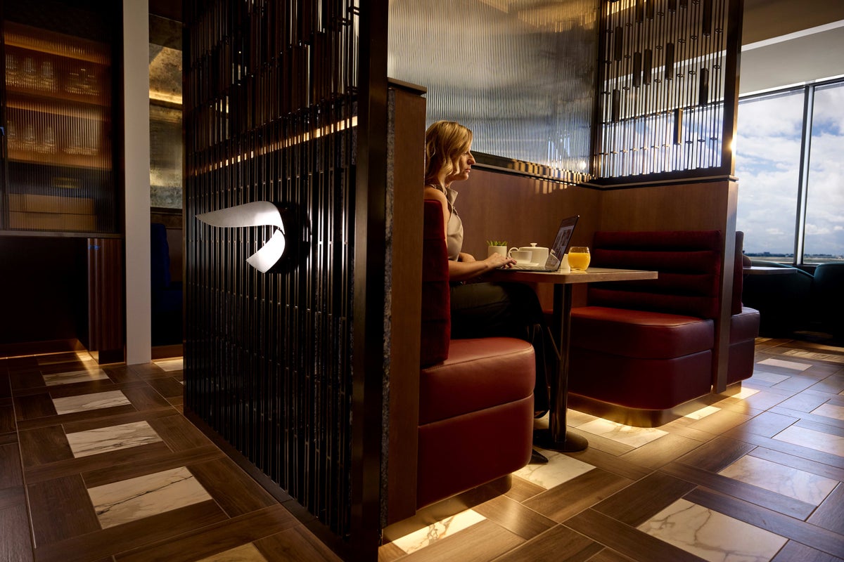 British Airways New Miami Lounge Concorde dining room
