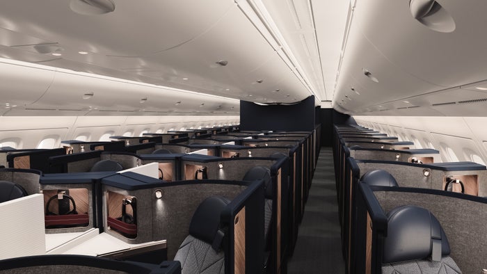 British Airways new Airbus A380 Club World cabin British Airways new Airbus A380 Club World cabin