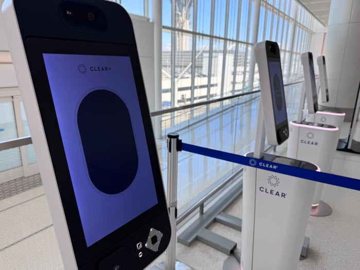 CLEAR kiosk LAX CLEAR kiosk LAX