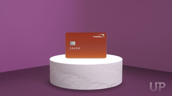Capital One Savor card purple