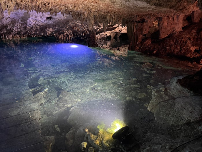 Cenote Estrella water clarity