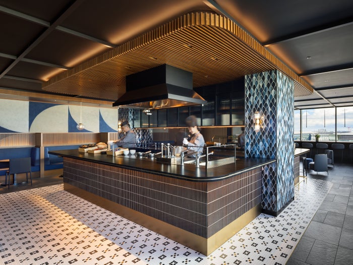 Centurion Lounge Haneda HND live kitchen