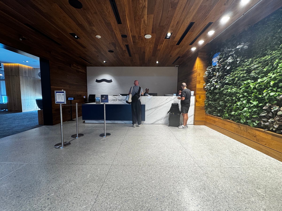 Centurion Lounge Las Vegas check in