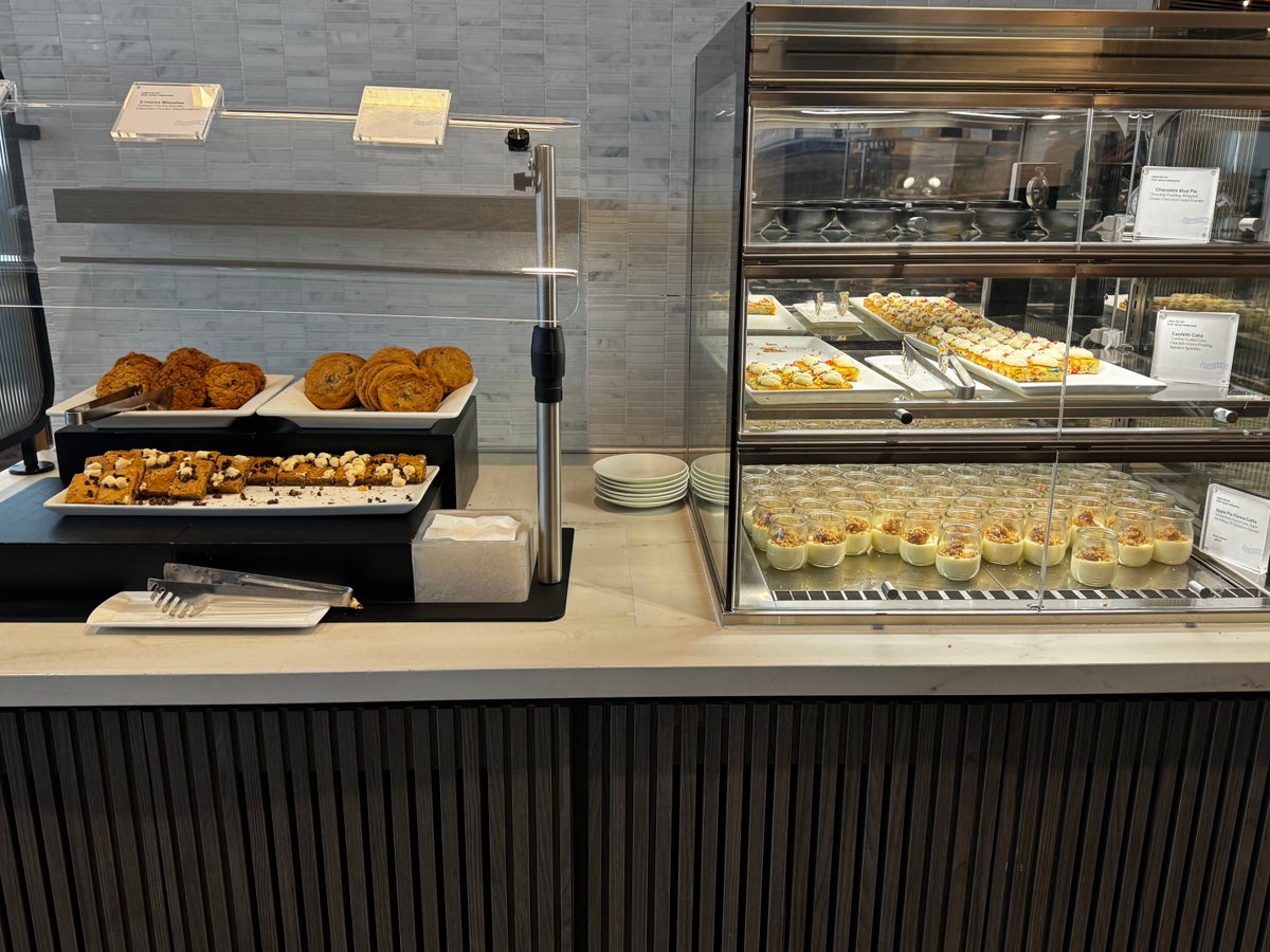 Centurion Lounge Las Vegas desserts
