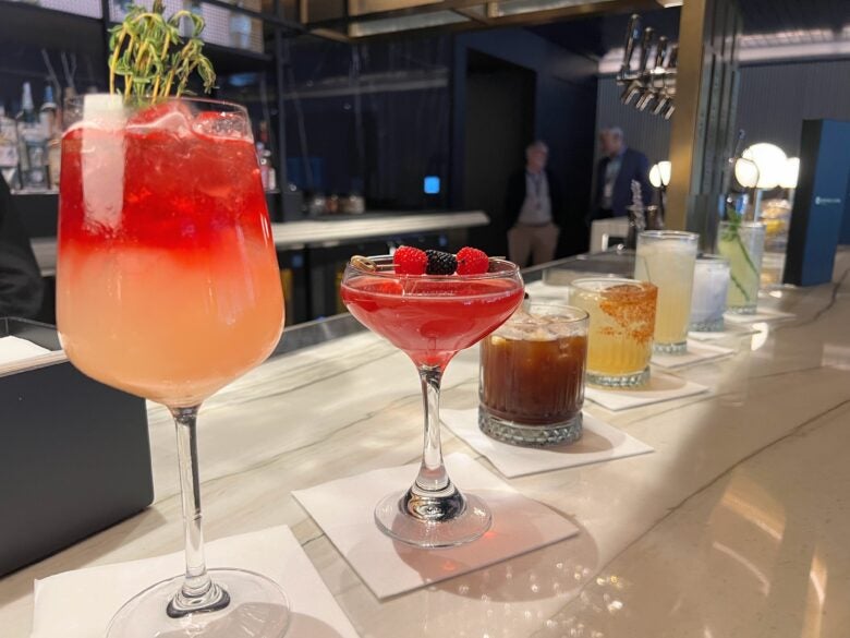 Chase Sapphire Lounge Dallas DFW cocktails