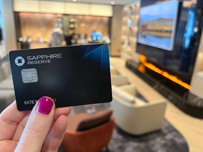 Chase Sapphire Reserve card at Chase Sapphire Lounge DFW Chase Sapphire Reserve card at Chase Sapphire Lounge DFW