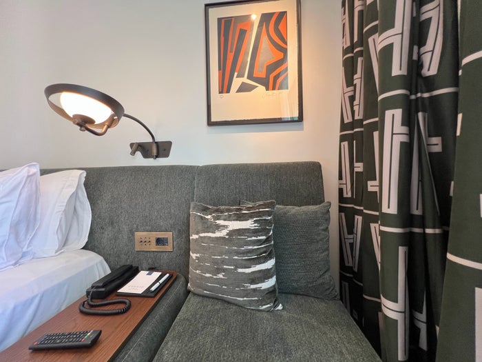 Conrad Athens bedside seat