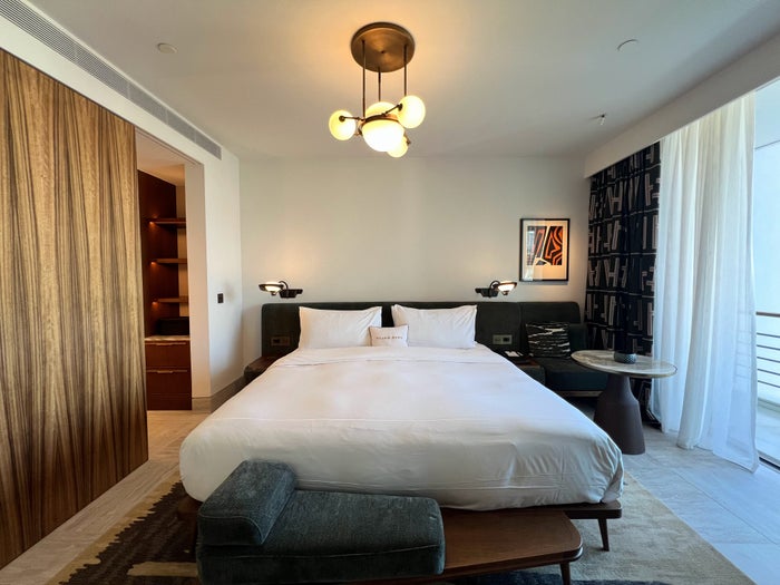 Conrad Athens guest room bed