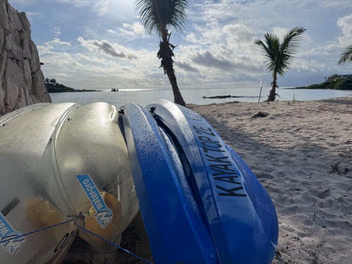 Conrad Tulum beach kayaks