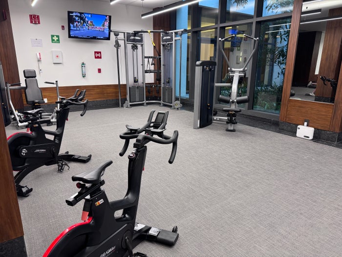 Conrad Tulum gym cycles weights