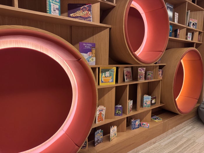 Conrad Tulum kids club book wall
