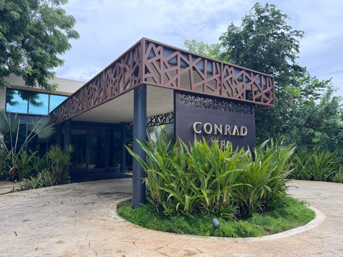 Conrad Tulum spa entrance