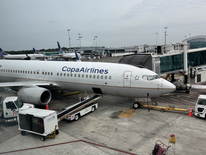 Copa Airlines B737 8 Economy Aircraft at Gate