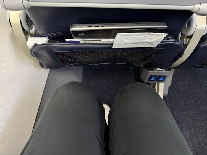 Copa Airlines B737 8 Economy Seat Pocket Detail