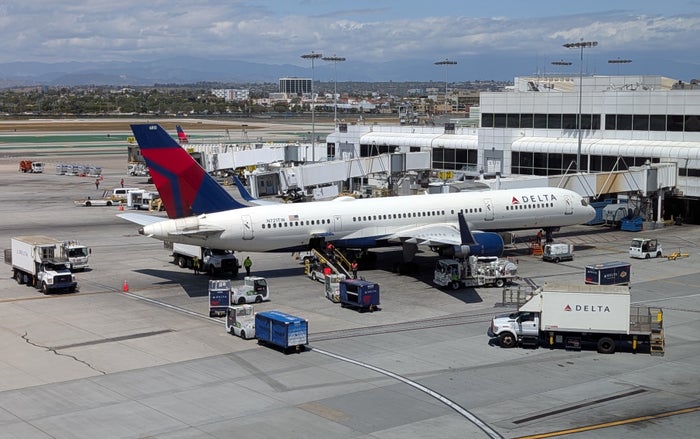 Delta 757 200 Transcon LAX