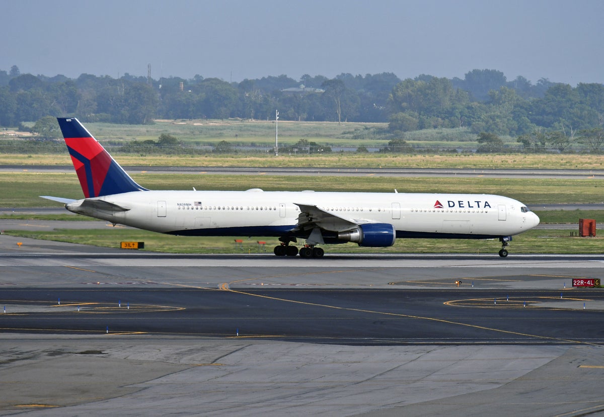 Delta Boeing 767-400ER on a runway