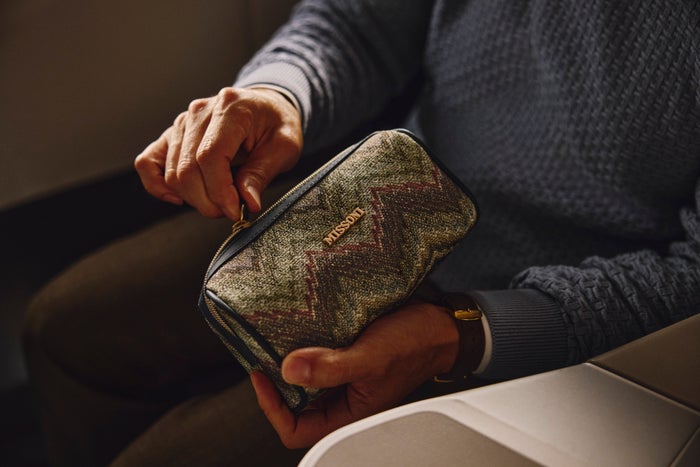 Delta One new era Missoni amenity kit Delta One new era Missoni amenity kit