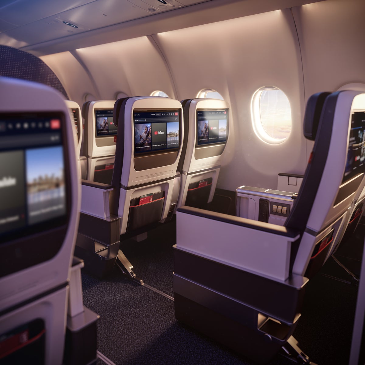 Delta Premium Select A330 Rear View
