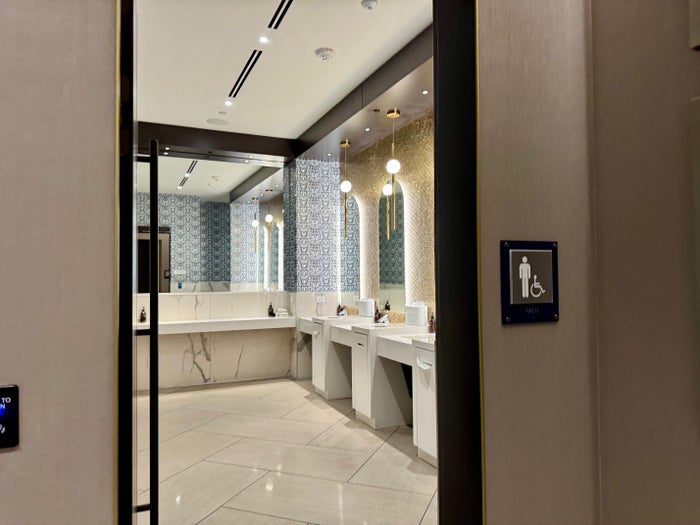 Delta Sky Club CLT Bathroom Exterior Delta Sky Club CLT Bathroom Exterior