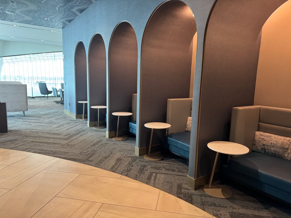 Delta Sky Club CLT Booths Delta Sky Club CLT Booths