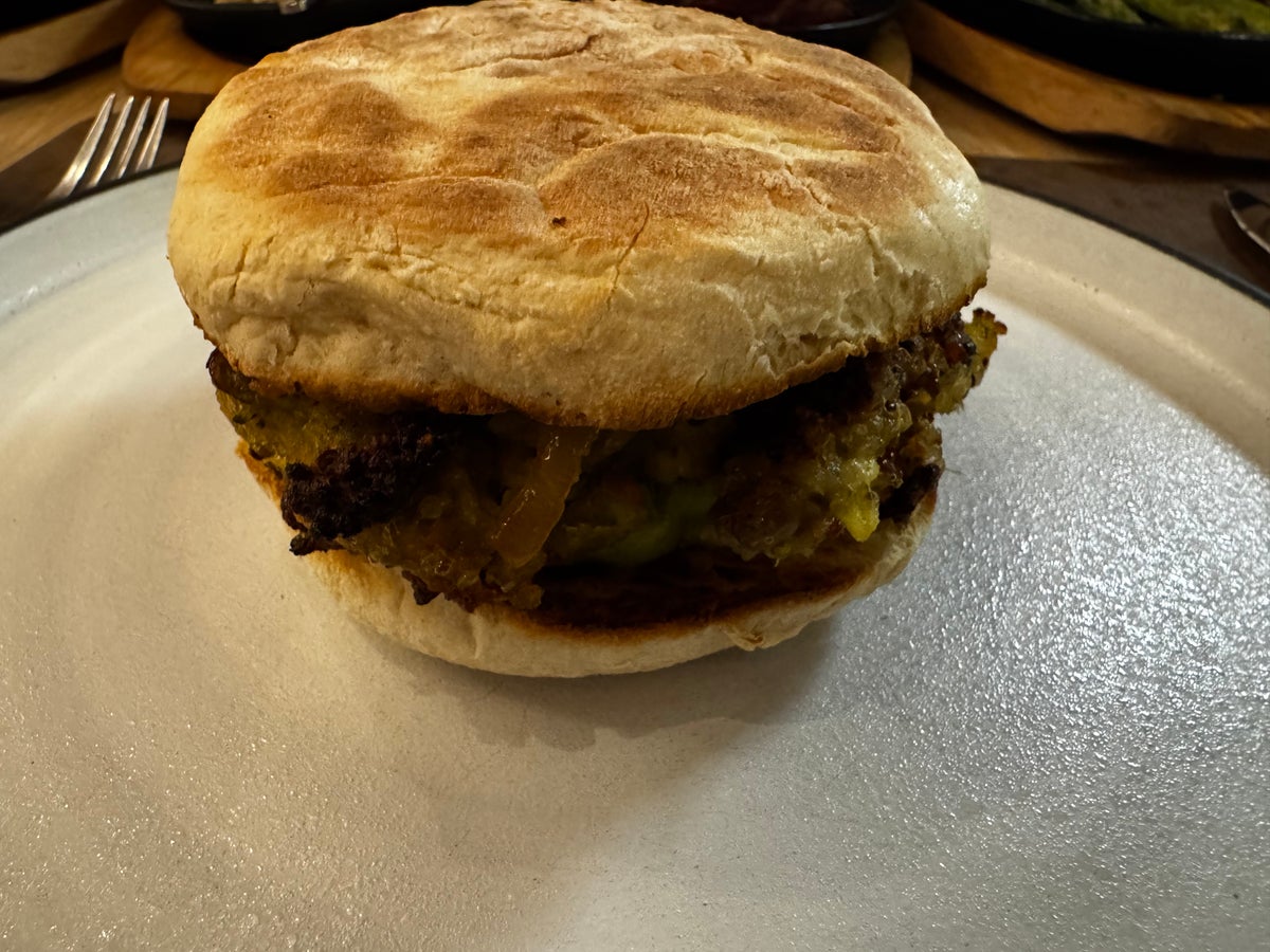 Dreams Madeira Hyatt All Inclusive Carvao Steakhouse burger